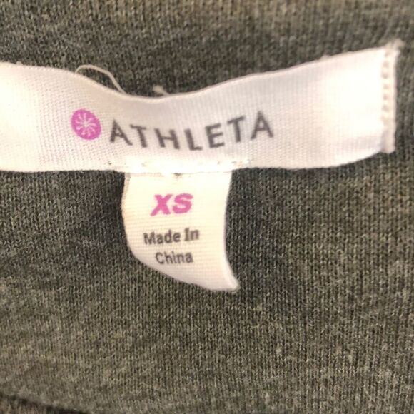 ATHLETA Army green zip up jacket - Picture 3 of 7